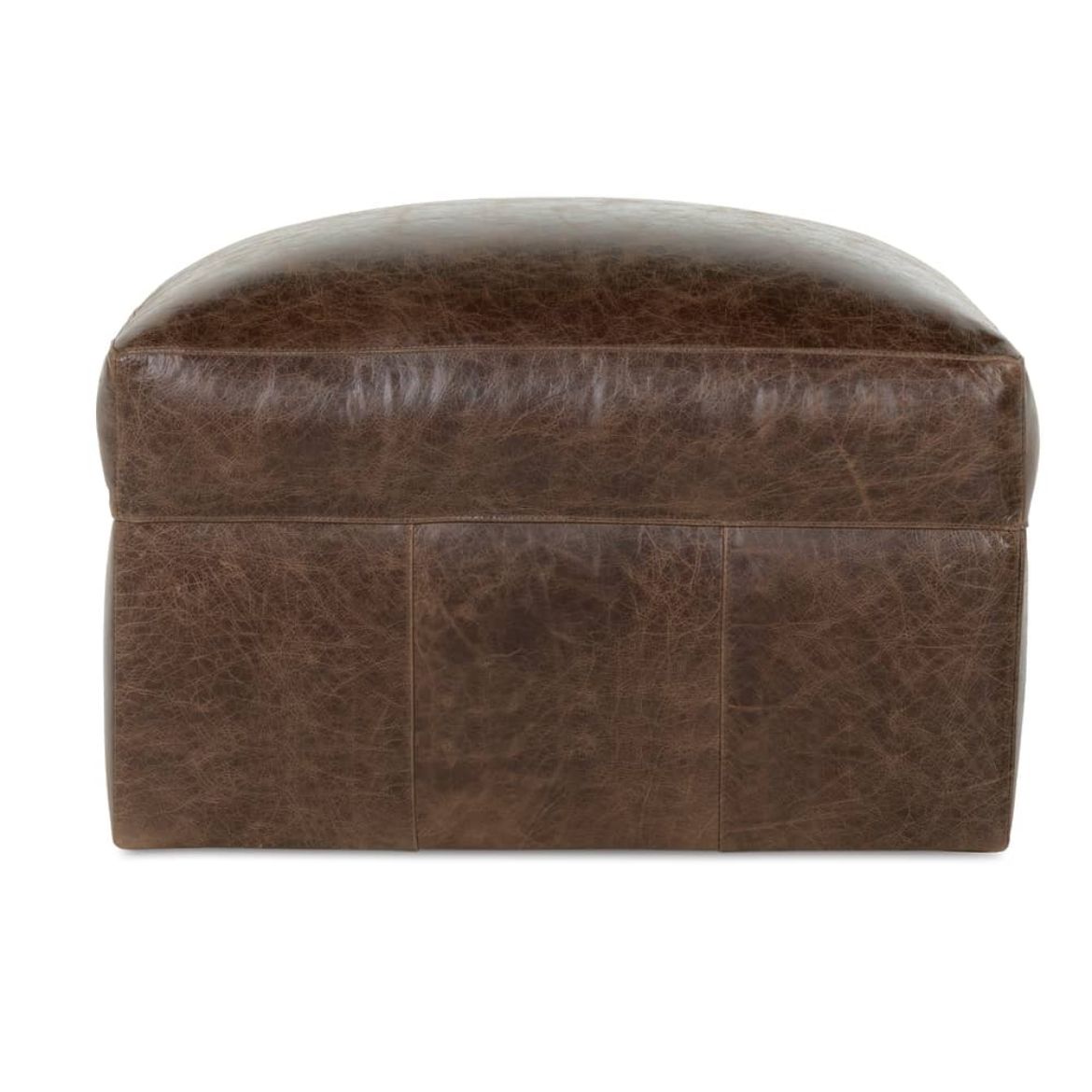 Picture of Lilah Leather Built to Floor Ottoman